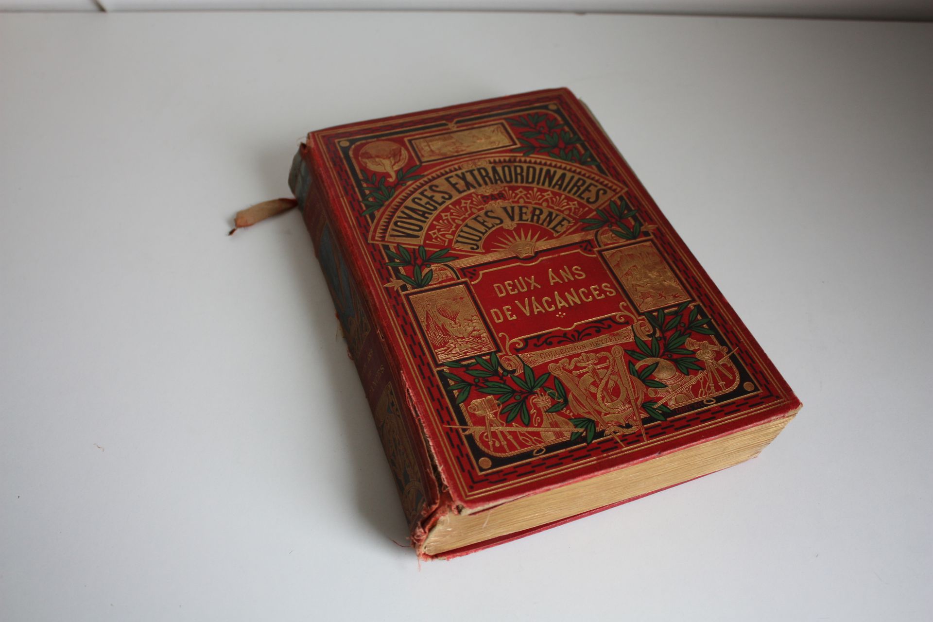 Lot De 2 Livres Anciens Reliés "Excelsior" De 1915 Et 1916 - Époque 1900-1960